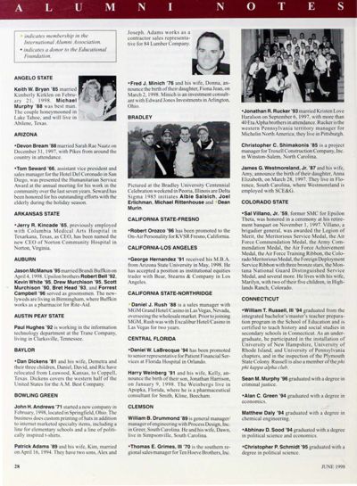 Alumni Notes, June 1998